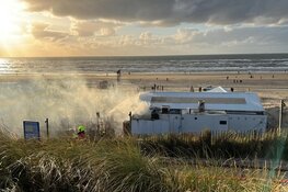 Brand bij visrestaurant in Zandvoort