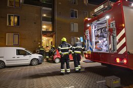 Afvalzak in brand in hal van appartementencomplex in Zandvoort