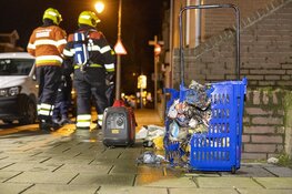 Afvalzak in brand in hal van appartementencomplex in Zandvoort