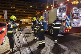 Afvalzak in brand in hal van appartementencomplex in Zandvoort