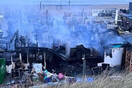 Uitslaande brand bij strandpaviljoen Zandvoort