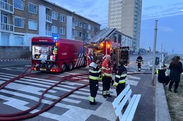 Uitslaande brand bij strandpaviljoen Zandvoort