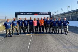 Oud-mariniers trainen met Natasja Froger op CM.com Circuit Zandvoort voor 10e editie Tour du Als