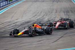 Verstappen klopt Ferrari's in Miami