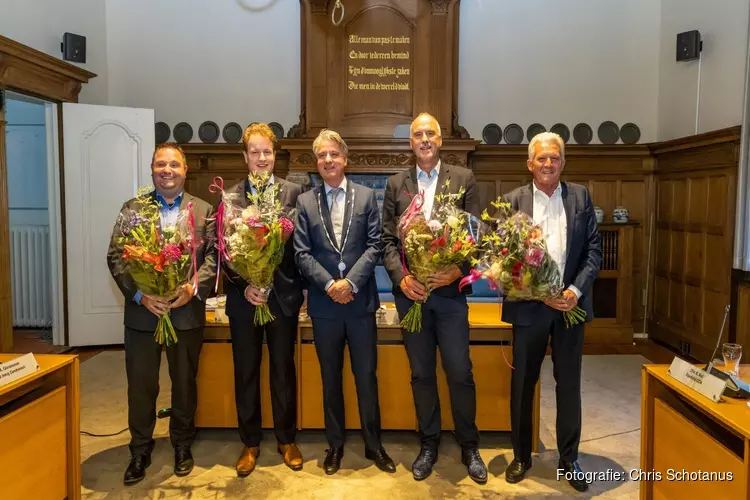 Nieuwe wethouders beëdigd