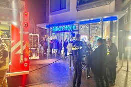 Brand bij supermarkt in Zandvoort