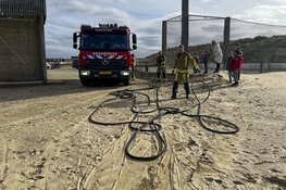 Brand in bus op camping De Lakens in Overveen