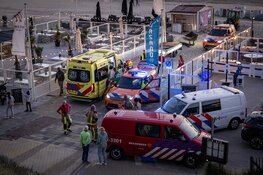 Hulpdiensten groots uitgerukt voor reanimatie op strand bij Zandvoort