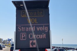 Zomerse warmte zorgt voor drukte in Zandvoort