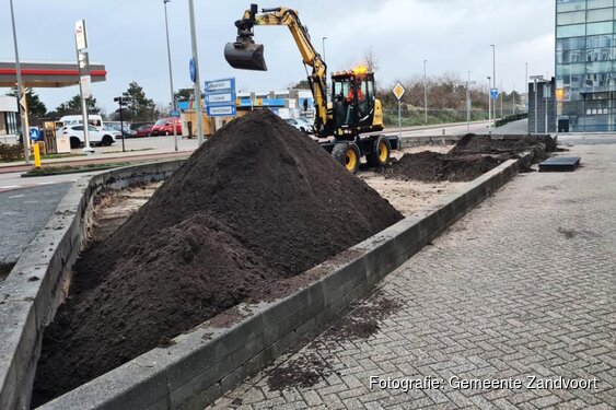 Steeds meer groene plekken in het dorp