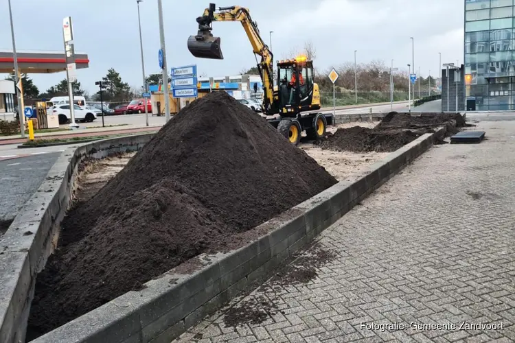 Steeds meer groene plekken in het dorp