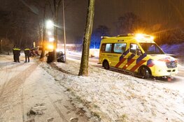 Auto tegen boom gereden in Zandvoort