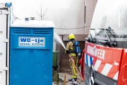 Grote brand in voormalige sportschool in Zandvoort