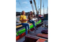 Vrouwenweekend in nazomer op Vriendentouw vanuit Stavoren