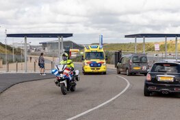 Crash op circuit in Zandvoort