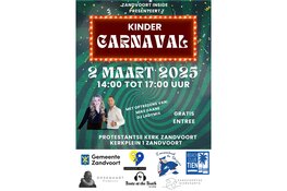 Kindercarnaval 2025 vindt plaats in de Dorpskerk