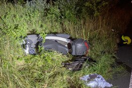 Motorrijder gewond na val in Overveen