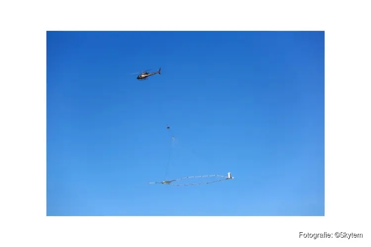 Helikopter onderzoekt Noord-Hollandse bodem