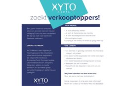 XYTO Media zoekt verkooptoppers!
