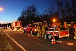Grote brand in natuurgebied Overveen