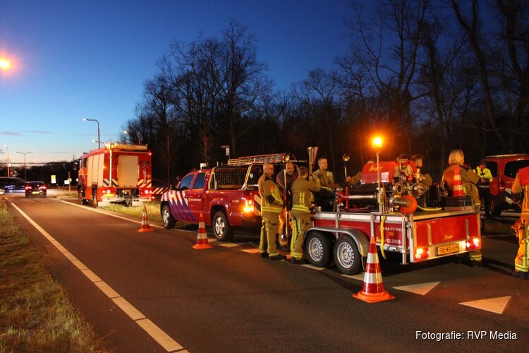 Grote brand in natuurgebied Overveen