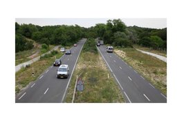 Nieuwe borden en markering op Zeeweg (N200) tussen Bloemendaal en Overveen