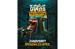 World of Dinos opent in Zandvoort tijdens meivakantie