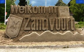 Leonardo da Vinci in Zand tijdens het EK Zandsculpturen