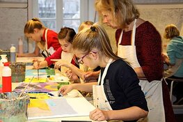 Opening Kinderkunstlijn in het Zandvoorts Museum