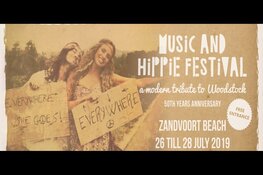 Music and Hippie Festival aan de boulevard van Zandvoort - 3 days of peace, love and music