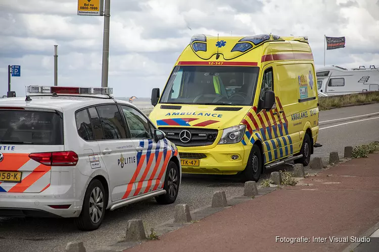 Gewonde bij botsing op paaltje Boulevard Barnaart