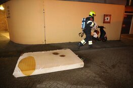 'Brandje in flatwoning door vuurwerk'