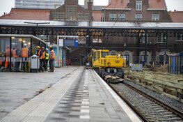 Werkzaamheden aan station Zandvoort in volle gang