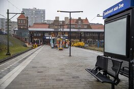Werkzaamheden aan station Zandvoort in volle gang