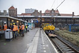 Werkzaamheden aan station Zandvoort in volle gang