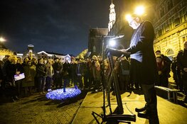 Holocaust Memorial Day op de Grote Markt in Haarlem