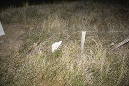 Scooterrijdster mist bocht en knalt door hek duinen in