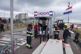 Brand in afzuiginstallatie van viskar aan de Boulevard in Zandvoort
