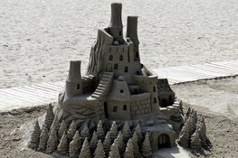 Europees Kampioenschap Zandsculpturen als buitenexpositie in Zandvoort